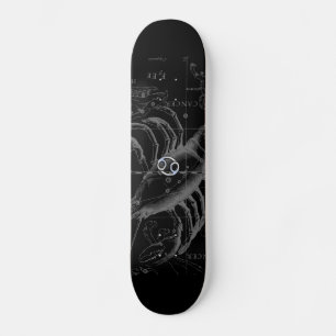 Skateboard Le chrome comme le Cancer se connectent la gravure