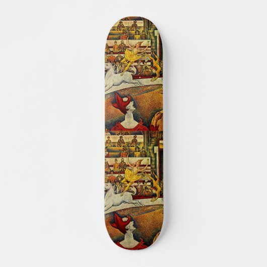 Skateboard Le cirque de Georges Seurat (1891) (Devant)