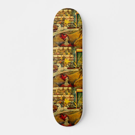 Skateboard Le cirque de Georges Seurat (1891) (Devant)