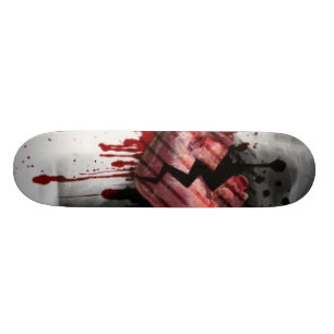 Skateboard Le coeur brisé