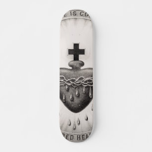 Skateboard Le Cœur Très Saint de Jésus Symbole Divin 