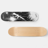 Skateboard le conseil de gasa lance floc-noir (Horz)