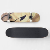 Skateboard Le Corbeau, la Lune, les Ombres (Horz)