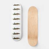Skateboard Le Croc Royal - Bijoux Alligator de la Couronne (Recto)