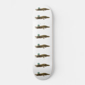 Skateboard Le Croc Royal - Bijoux Alligator de la Couronne (Recto)