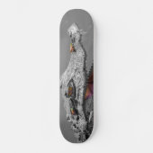 Skateboard Le crocodile souriant et les mouches (Recto)