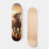 Skateboard Le désert des Chevaux sauvages (Recto)