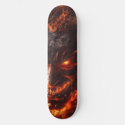 Skateboard Le diable en feu (Recto)