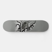 Skateboard Le dragon chinois à la toiture de tatouage (Horz)