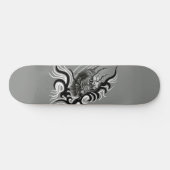 Skateboard Le dragon chinois à la toiture de tatouage (Horz)