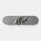 Skateboard Le dragon chinois à la toiture de tatouage (Horz)