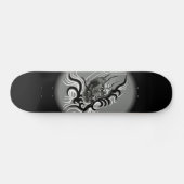 Skateboard Le dragon chinois à la toiture de tatouage (Horz)