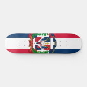 Skateboard Le drapeau de la République Dominicaine (Horz)