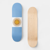 Skateboard Le drapeau de l'Argentine (Recto)