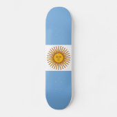 Skateboard Le drapeau de l'Argentine (Recto)
