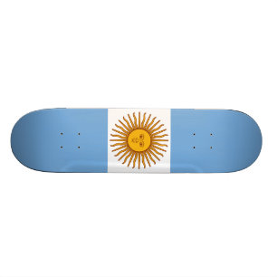 Skateboard Le drapeau de l'Argentine
