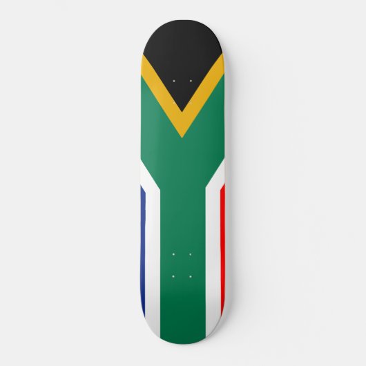 Skateboard Le drapeau officiel de la république sud-africaine (Recto)