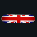 Skateboard Le drapeau Union Jack<br><div class="desc">Le drapeau Union Jack du Royaume-Uni - Royaume-Uni,  qui est en Grande-Bretagne. Le drapeau Union Jack symbolise l'unité entre l'Angleterre,  l'Écosse et l'Irlande. Les couleurs du drapeau de l'union jack sont rouge,  bleu,  blanc. Ce design est également disponible sur de nombreux autres produits pour vous de choisir parmi.</div>