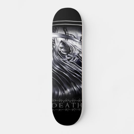 Skateboard Le Faucheur noir KRW (Recto)