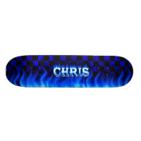 Le feu de planche à roulettes de Chris et