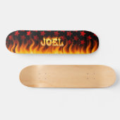 Skateboard Le feu de planche à roulettes de Joel et (Horz)