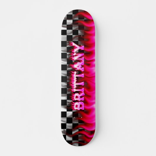 Skateboard Le feu de rose de planche à roulettes de la (Devant)