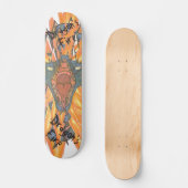 Skateboard Le feu du dragon (Recto)