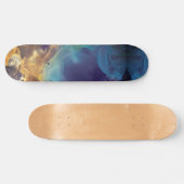Skateboard Le feu et la glace La nébuleuse Abstraite solitair (Horz)