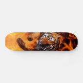 Skateboard Le feu et tigre (Horz)