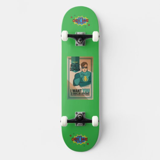 Skateboard Le héros (Recto)
