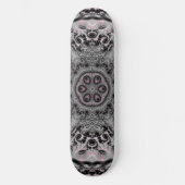 Skateboard Le Jardin Fractal Argenté (Recto)