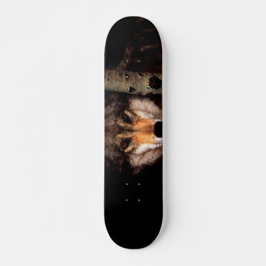 Skateboard Le loup fantôme (Devant)