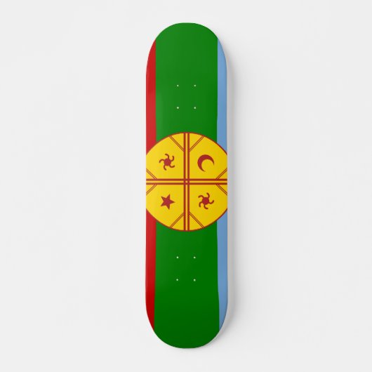 Skateboard le Mapuches, Chili (Devant)