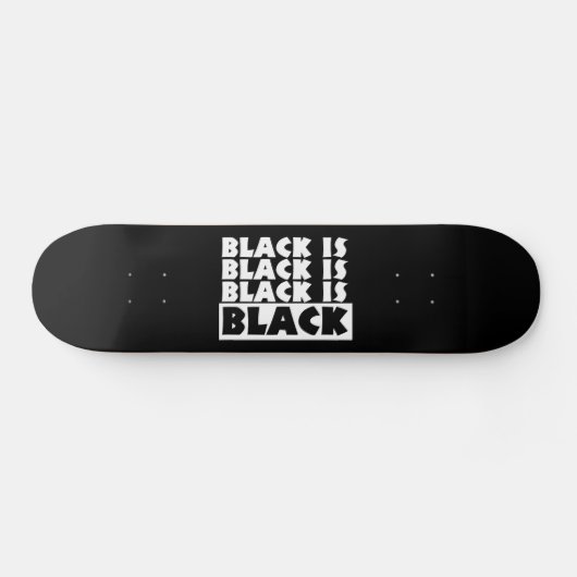 Skateboard Le noir est noir (Horz)