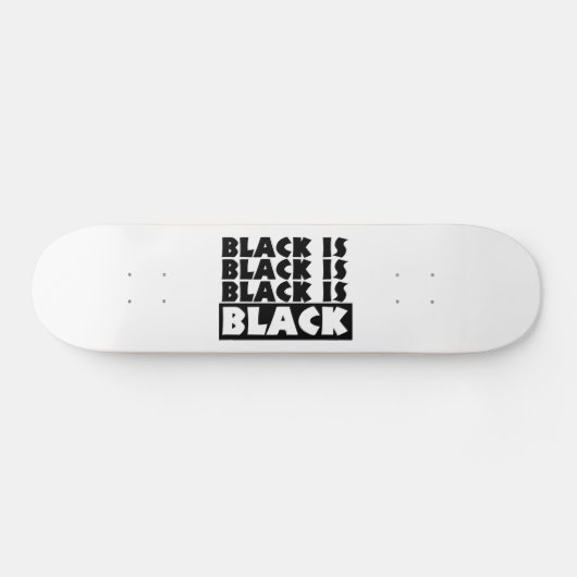 Skateboard Le noir est noir (Horz)