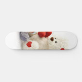 Skateboard Le nounours deux pelucheux concerne l'arrière - (Horz)