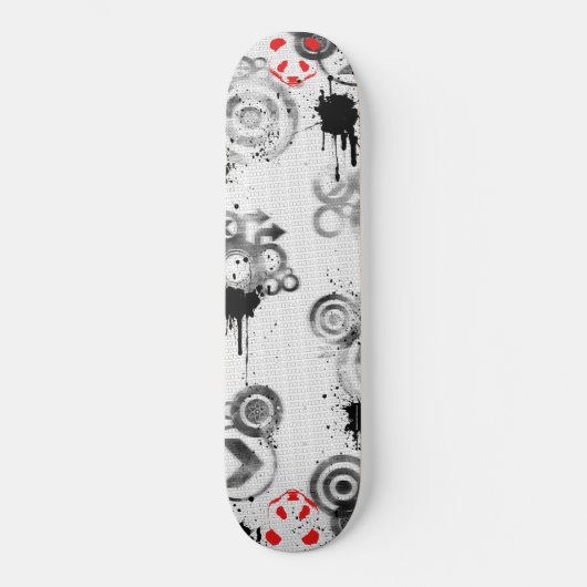 Skateboard Le panda rouge Z.Board (Recto)