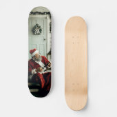 Skateboard Le Père Noël joue de la musique (Recto)