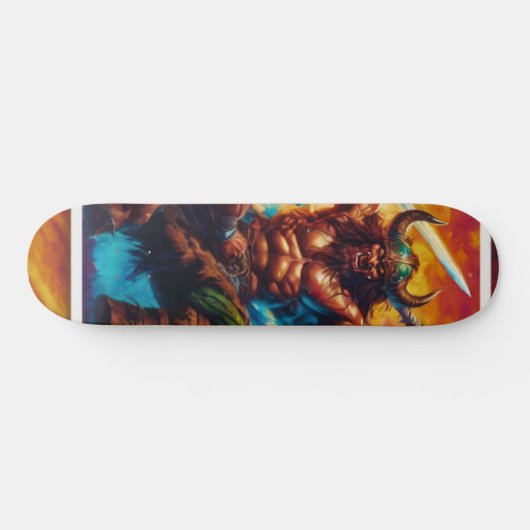 Skateboard Le roi barbare combat (Horz)