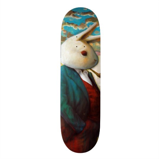 Skateboard Le Roi blanc Custom Pro Slider Board de rue de