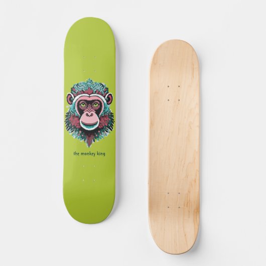 Skateboard le roi singe (Recto)
