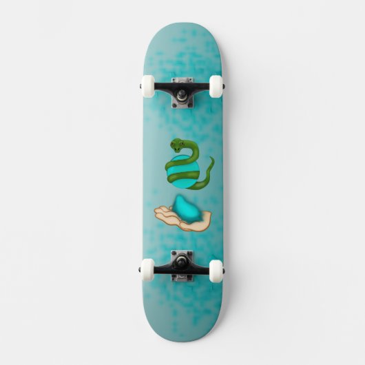 Skateboard Le serpent (Recto)