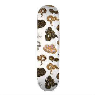 Skateboard Le serpent de python de boule Morph le motif