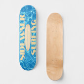 Skateboard Le surf sur le trottoir (Recto)