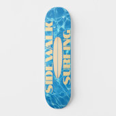 Skateboard Le surf sur le trottoir (Recto)