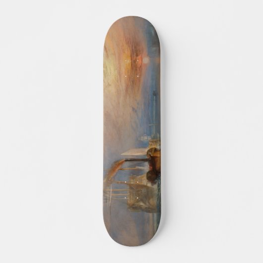 Skateboard Le Temeraire Tourner Sunset Seascape (Devant)