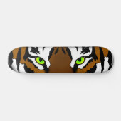 Skateboard Le tigre observe la planche à roulettes (Horz)