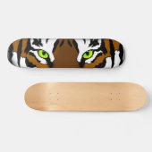 Skateboard Le tigre observe la planche à roulettes (Horz)