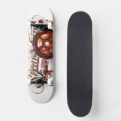 Skateboard Le tracteur de Steampunk embraye la rouille de (Recto)