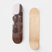 Skateboard Le visage du chien (Recto)